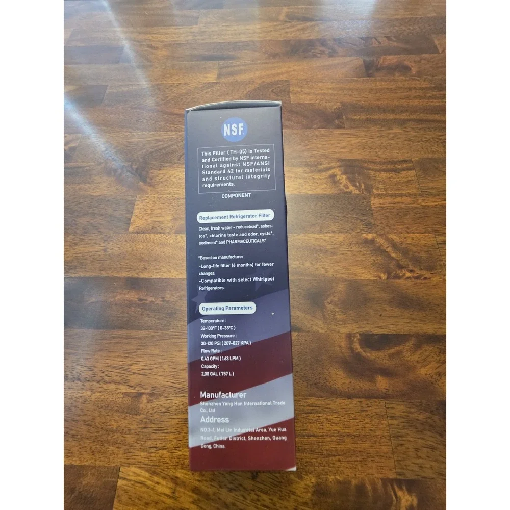 Teehay TH-05‎ Refrigerator Water Filter Replacement New